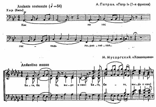 Ноты для фортепиано - Петров