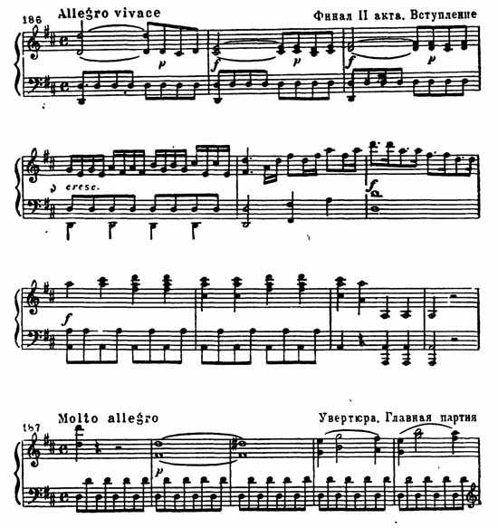 Моцарт, ноты